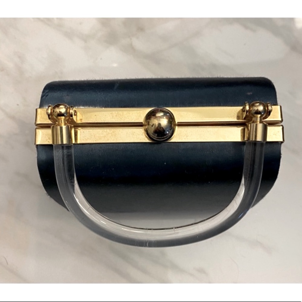 Coloriffics Satin Navy Little Purse.